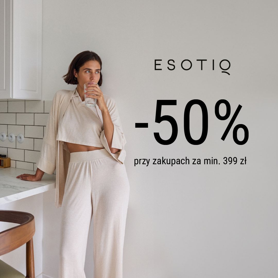 -50% z nowej kolekcji przy zakupie za min. 399 zł